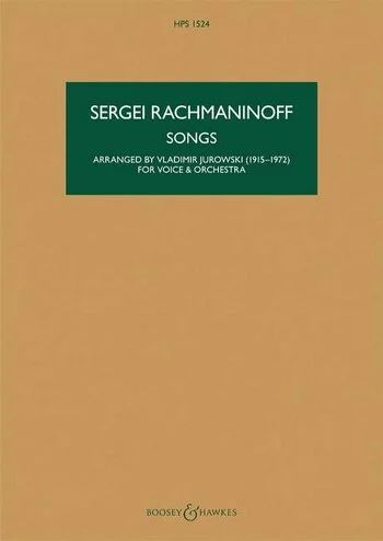 Sergei Rachmaninoff - Songs