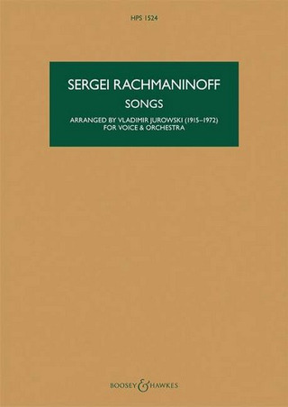 Sergei Rachmaninow: Songs