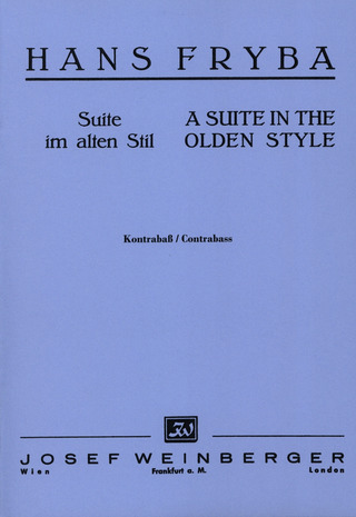 Hans Fryba - Suite im alten Stil