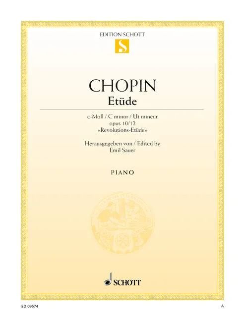 Frédéric Chopin - Etude ut mineur