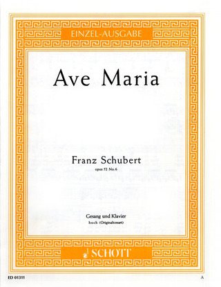 Franz Schubert: Ave Maria B-Dur op. 52/6 D 839