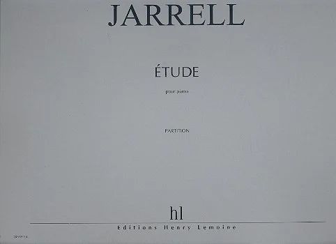Michael Jarrell - Etude pour piano