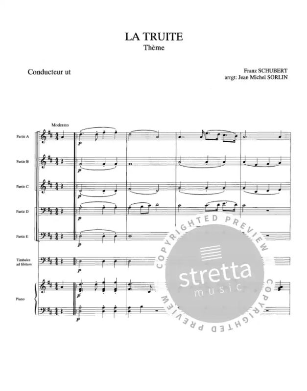 Schubert Lutèce Créations Mécanisme Musical/Mouvement Musical à Ressort de 18 Notes pour boîte à Musique ou boîte à Bijoux Musicale La Truite 