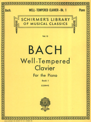 Johann Sebastian Bach - Well-Tempered Clavier – Book I