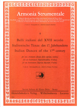 Italienische Tänze des 17. Jahrhunderts