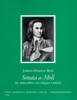 Johann Sebastian Bach - Sonata für Altblockflöte und obligates Cembalo a-moll BWV 1020