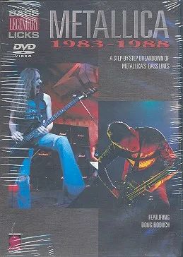 Metallica - Metallica Legendary Licks Bass 1983-88 Dvd