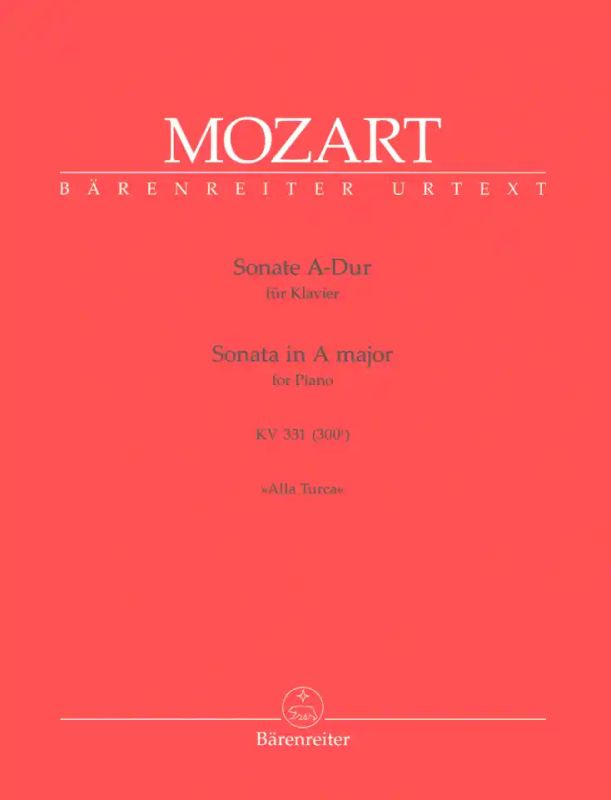 Wolfgang Amadeus Mozart - Sonate A-Dur KV 331 (300i)