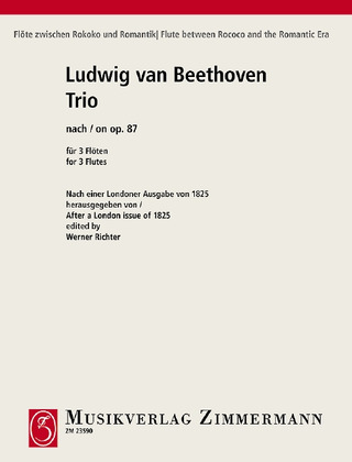 Ludwig van Beethoven - Trio d'après op. 87