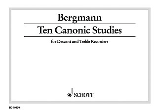 Walter Bergmann - 10 Canonic Studies