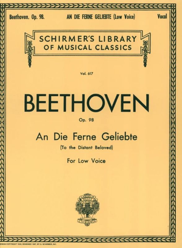 Ludwig van Beethoven - An die ferne Geliebte op. 98