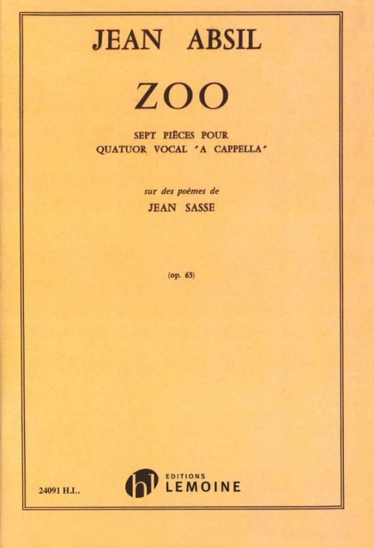 Jean Absil - Zoo op. 63