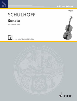 Erwin Schulhoff - Sonata