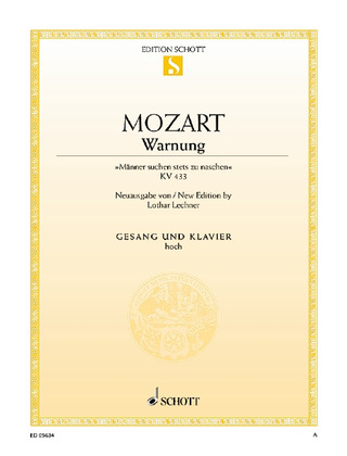 Wolfgang Amadeus Mozart - Warnung