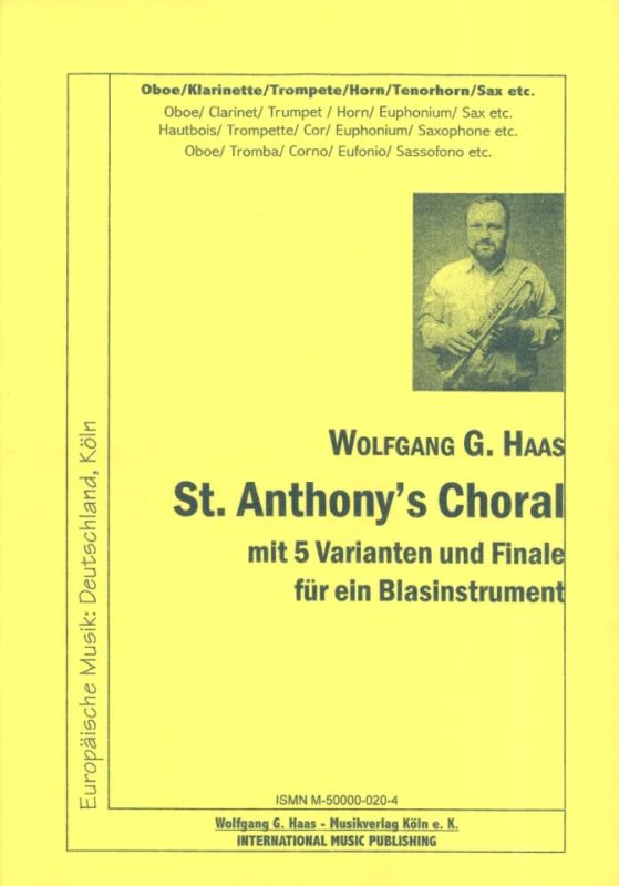 Wolfgang G. Haas - St Anthony's Choral Mit 5 Varianten + Finale Op 21