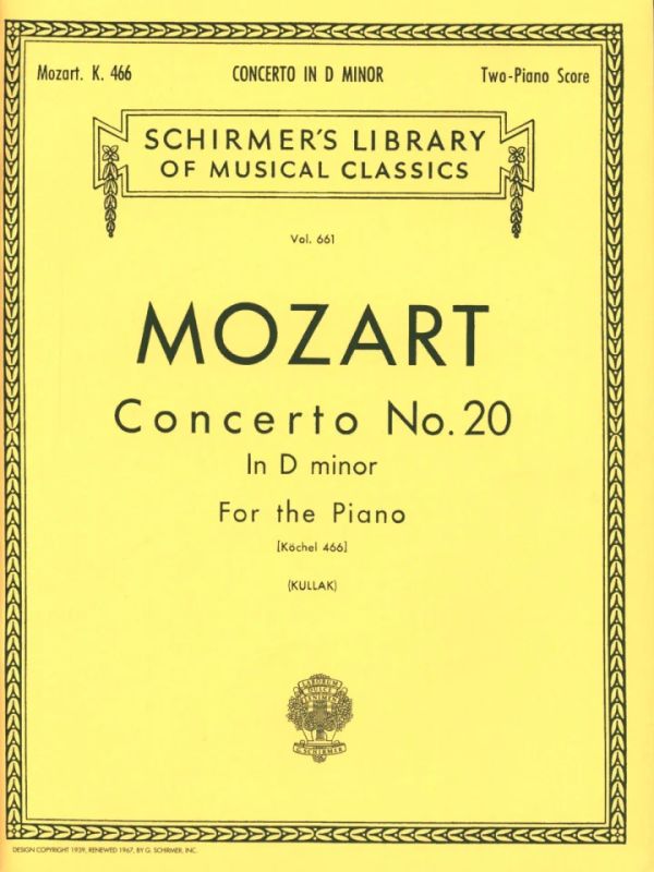 Wolfgang Amadeus Mozartet al. - Concerto No. 20 in D Minor, K.466