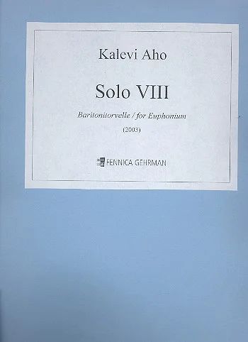 Kalevi Aho - Solo VIII
