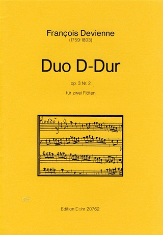 François Devienne - Duo für zwei Flöten D-Dur op. 3 Nr. 2