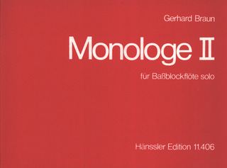 Gerhard Braun: Monologe II