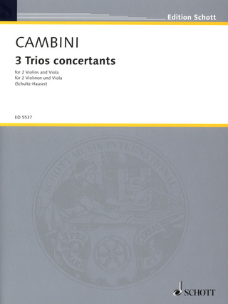 Giuseppe Cambini - 3 Trios concertants