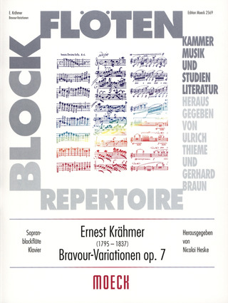 Ernest Krähmer - Bravour-Variationen op. 7