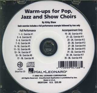 Kirby Shaw - Warm-ups for Pop, Jazz and Show Choirs