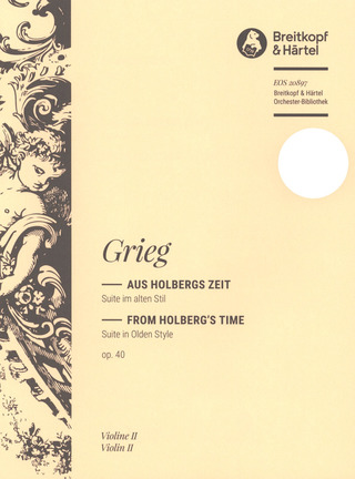 Edvard Grieg: Aus Holbergs Zeit op.40