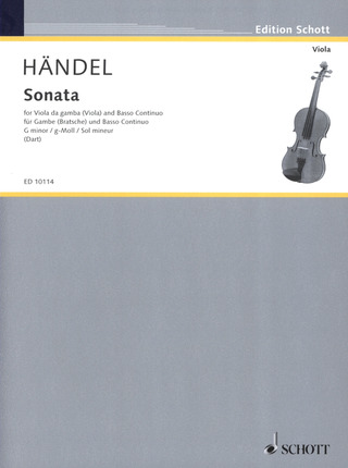 Georg Friedrich Händel: Sonate  g-Moll