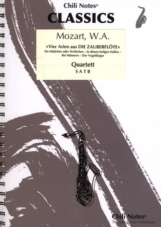 Wolfgang Amadeus Mozart - Vier Arien aus "Die Zauberflöte"