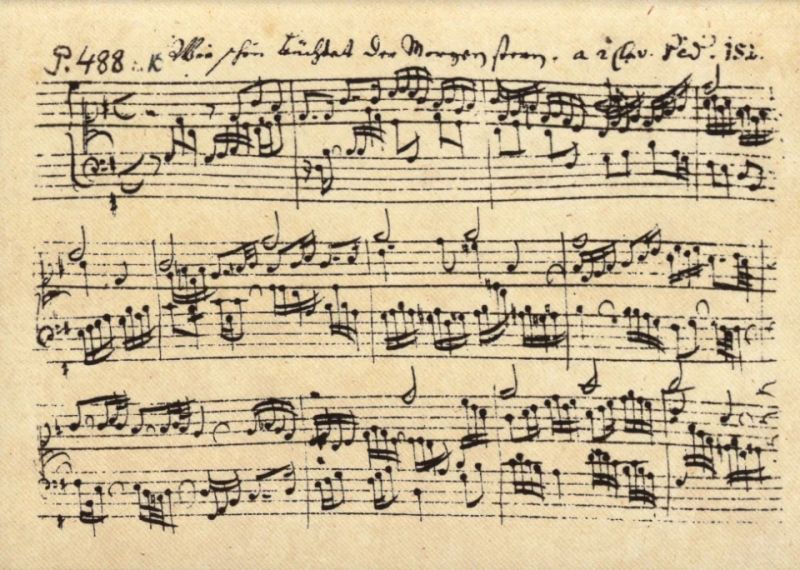 Johann Sebastian Bach - Wie schön leuchtet der Morgenstern BWV 736