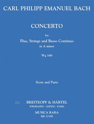 Carl Philipp Emanuel Bach - Konzert für Flöte und Orchester a-Moll Wq 166
