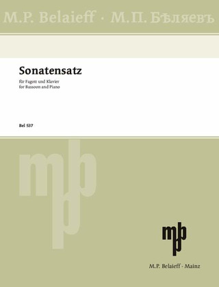 Michail Glinka - Sonatensatz g-Moll