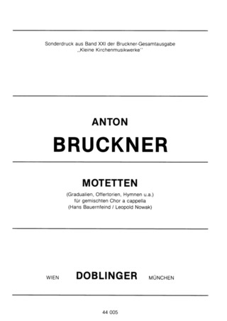 Anton Bruckner - Motetten