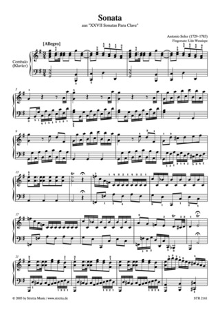 Antonio Soler: Sonate G-Dur