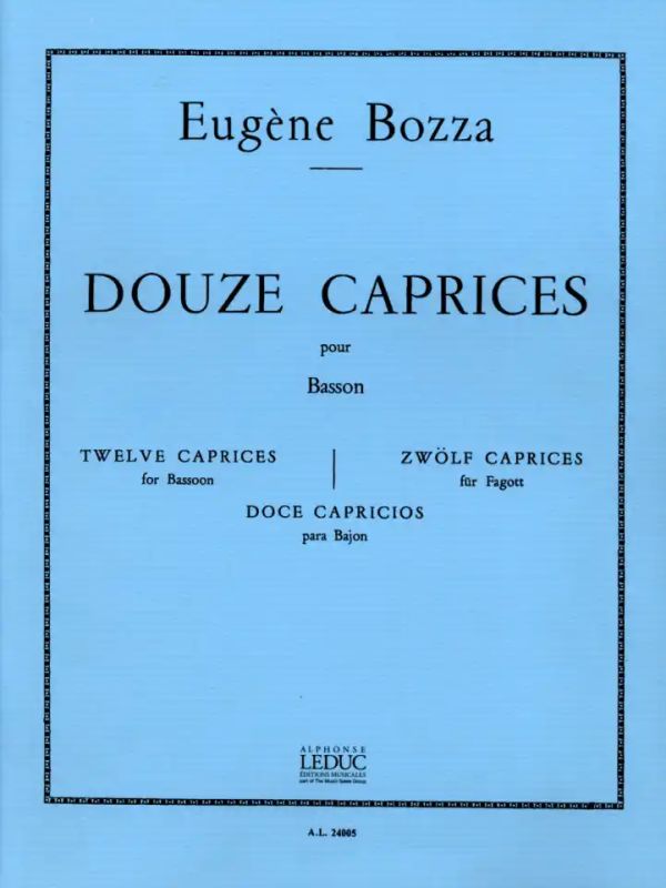 Eugène Bozza - 12 Caprices