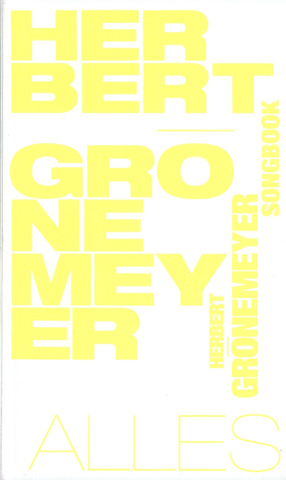 Herbert Grönemeyer - Alles - Das Songbook