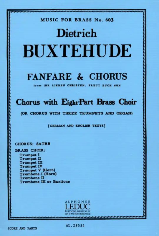 Dieterich Buxtehude - Fanfare and Chorus
