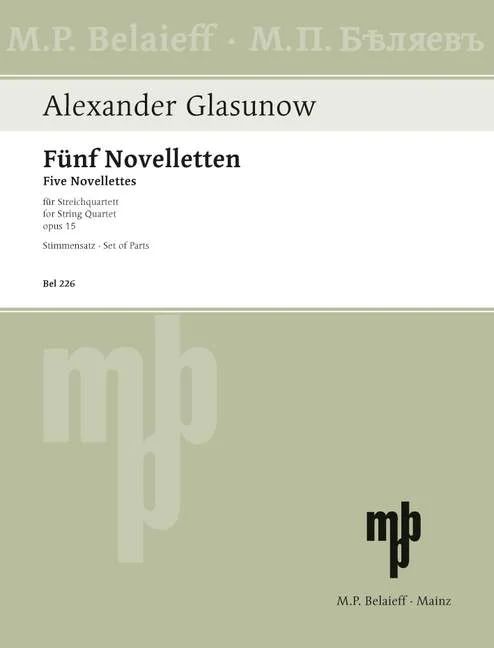 Alexander Glasunow - Five Novellettes