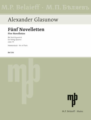 Alexander Glasunow - Fünf Novelletten