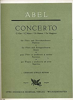 Carl Friedrich Abel - Concerto für Flöte und Streichorchester C-Dur