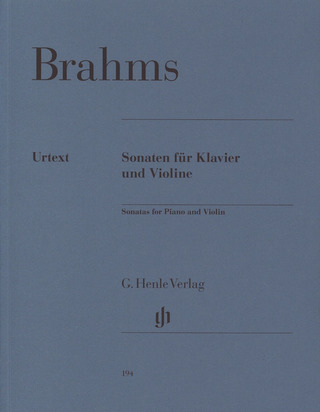 Johannes Brahms - Sonates pour violon