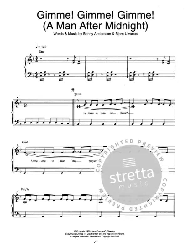 ABBA - Mamma Mia – Easy Piano Edition
