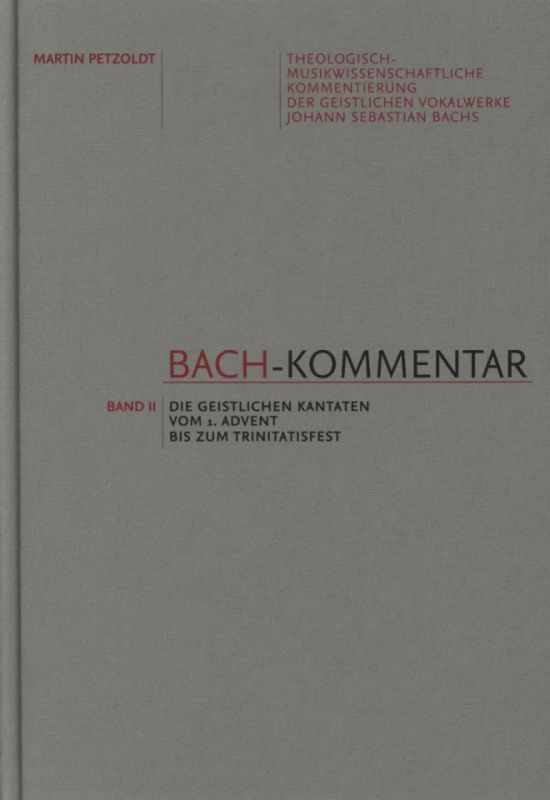 Martin Petzoldt - Bach-Kommentar 2