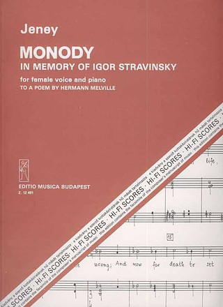 Zoltán Jeney - Monody