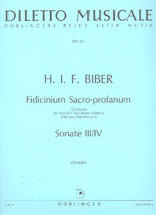 Heinrich Ignaz Franz Biber - Sonata III d-moll / Sonata IV g-moll