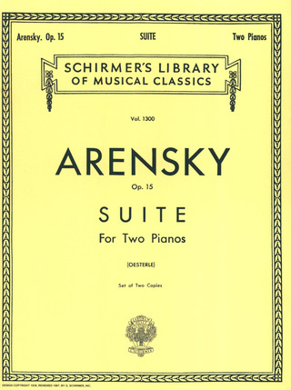 Anton Arenski: Suite op. 15