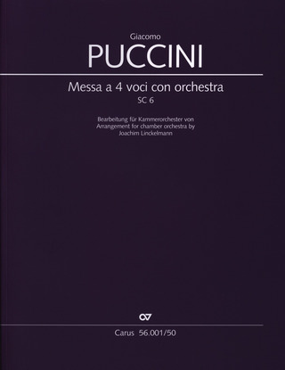 Giacomo Puccini: Messa a 4 voci con orchestra SC 6