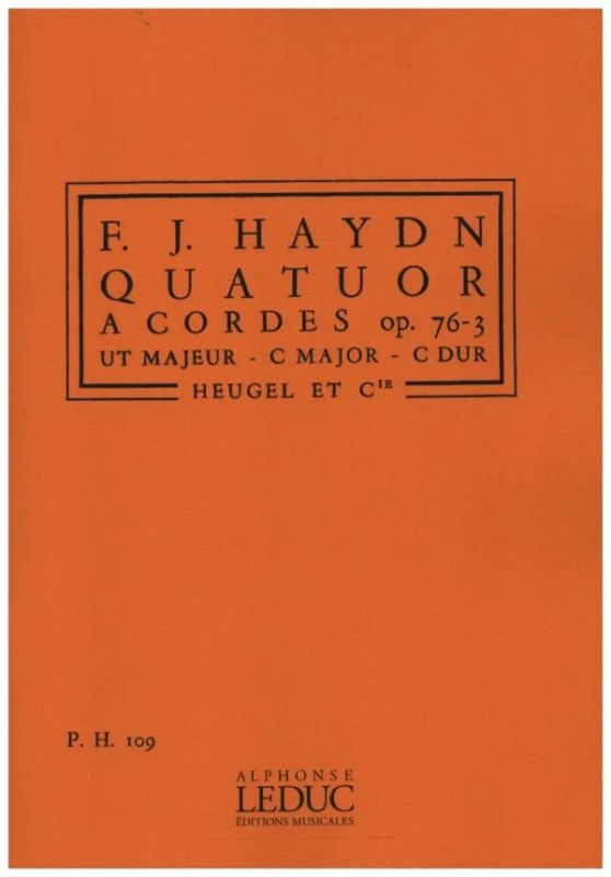 Joseph Haydn - Quatuor A Cordes Op. 76-3 Ut Majeur