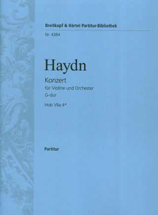 Joseph Haydn - Violin Concerto in G major Hob VIIa:4*