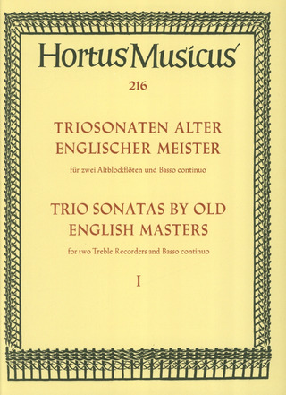 Triosonaten alter englischer Meister 1